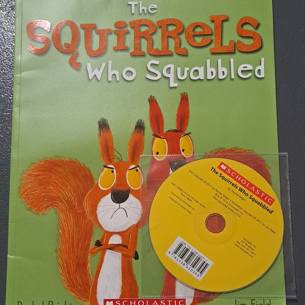 New The Squirrels Who Squabbled Book & CD Set